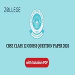 CBSE Class 12 Odissi Question Paper 2026 with Solution Pdf